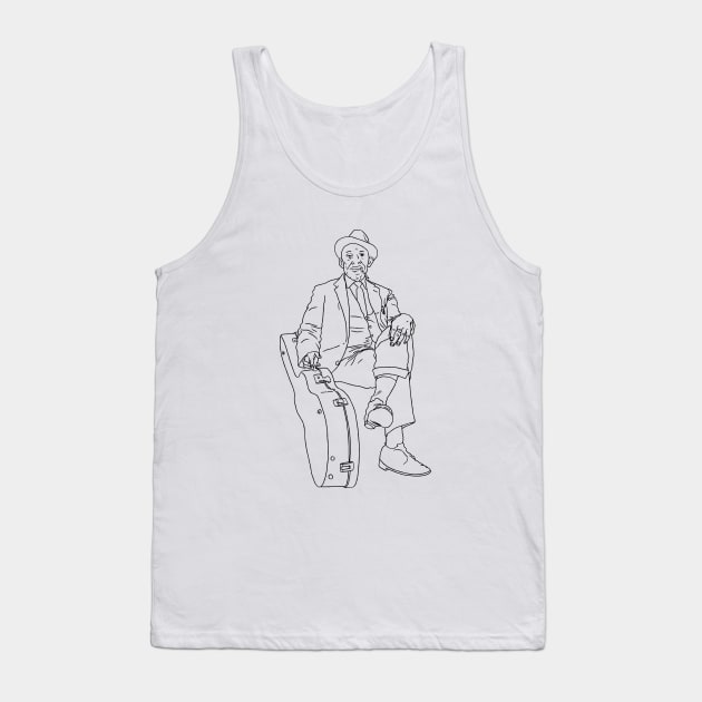 Mississippi John Hurt Tank Top by TheCosmicTradingPost